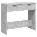 Betonszürke szerelt fa tálalóasztal 90 x 36 x 75 cm 2