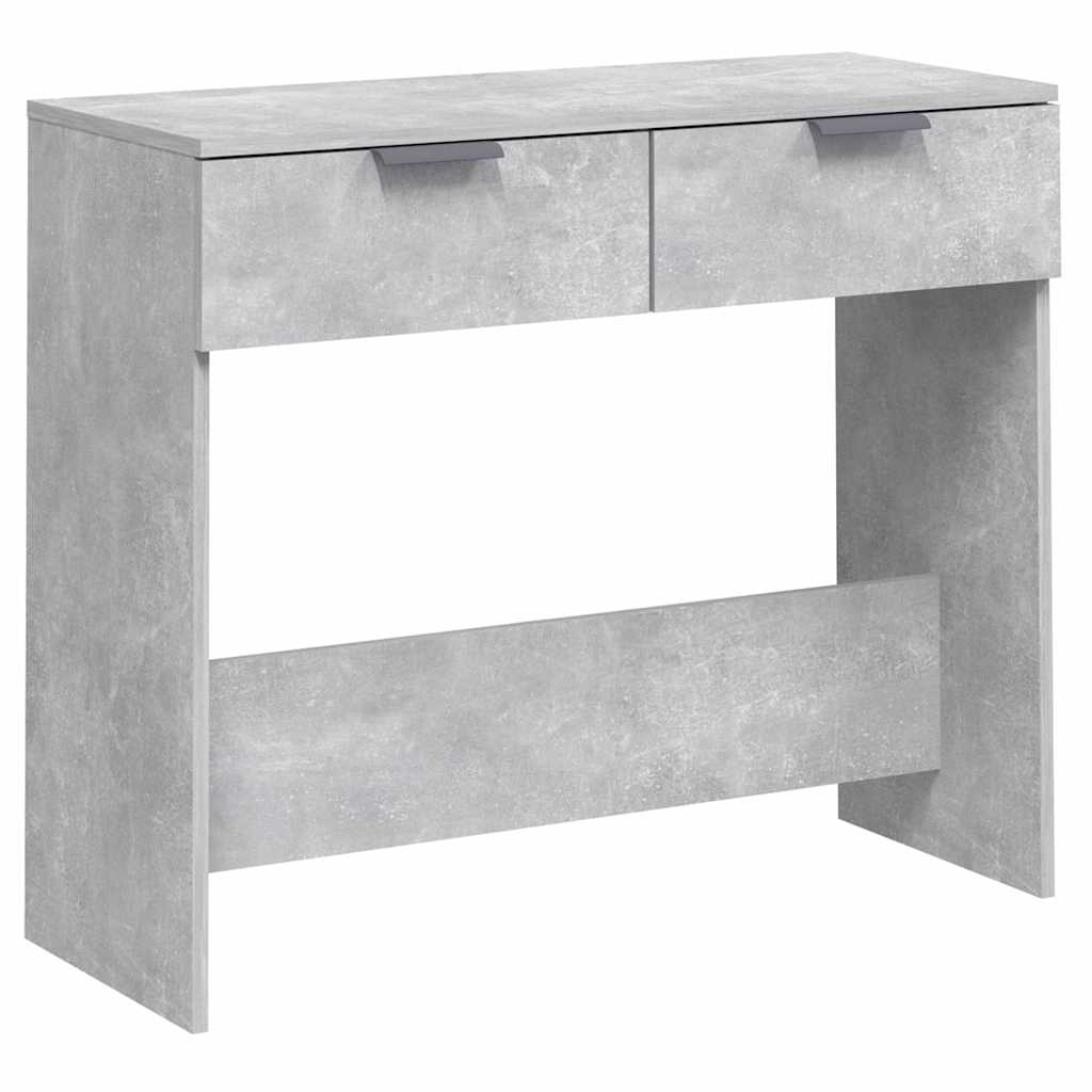 Betonszürke szerelt fa tálalóasztal 90 x 36 x 75 cm 2