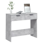 Betonszürke szerelt fa tálalóasztal 90 x 36 x 75 cm 4