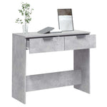 Betonszürke szerelt fa tálalóasztal 90 x 36 x 75 cm 5