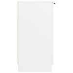 Füstös tölgyszínű szerelt fa cipősszekrény 59 x 35 x 70 4