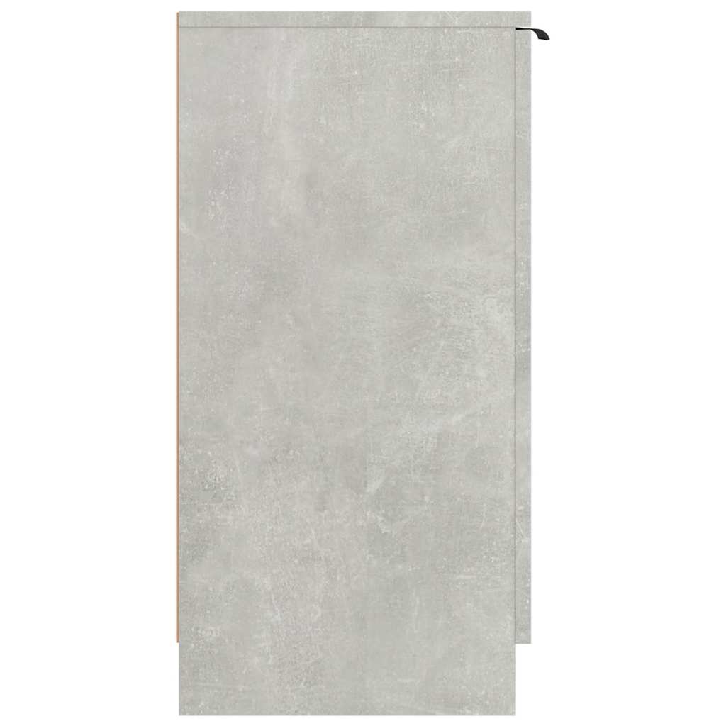 Betonszürke szerelt fa cipősszekrény 59 x 35 x 70 4