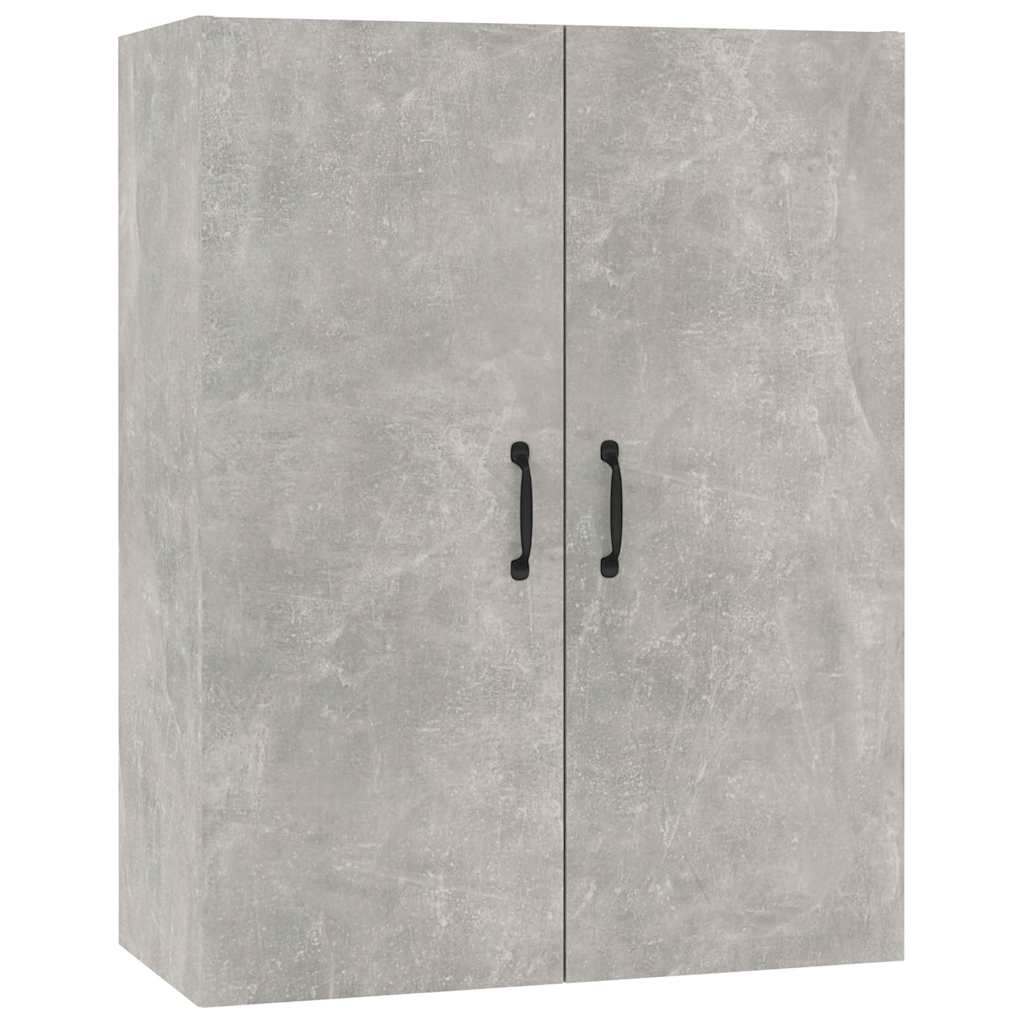 Betonszürke szerelt fa függőszekrény 69,5 x 34 x 90 cm 2