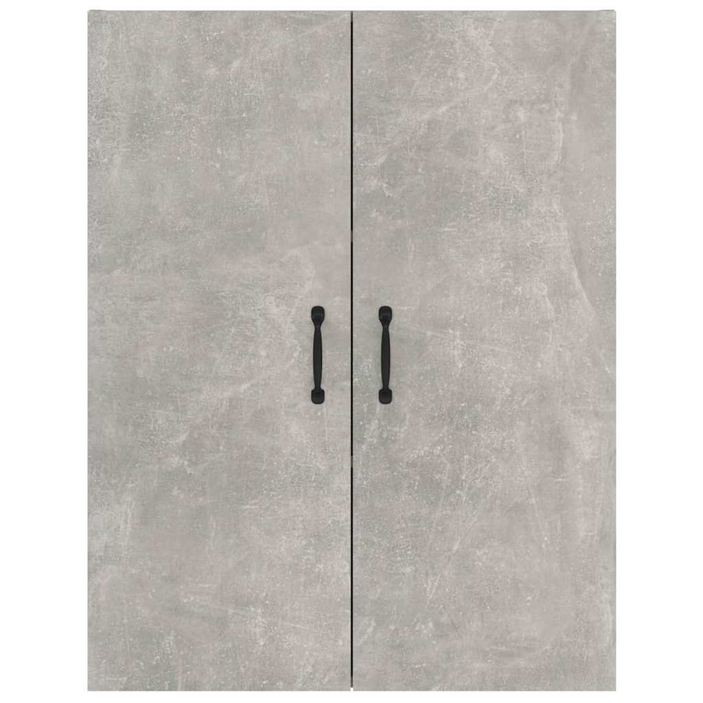 Betonszürke szerelt fa függőszekrény 69,5 x 34 x 90 cm 6