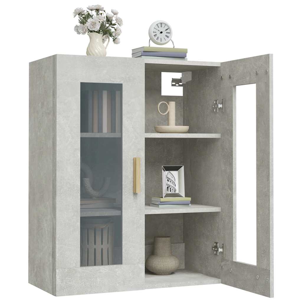 Betonszürke függő faliszekrény 69,5 x 34 x 90 cm 7