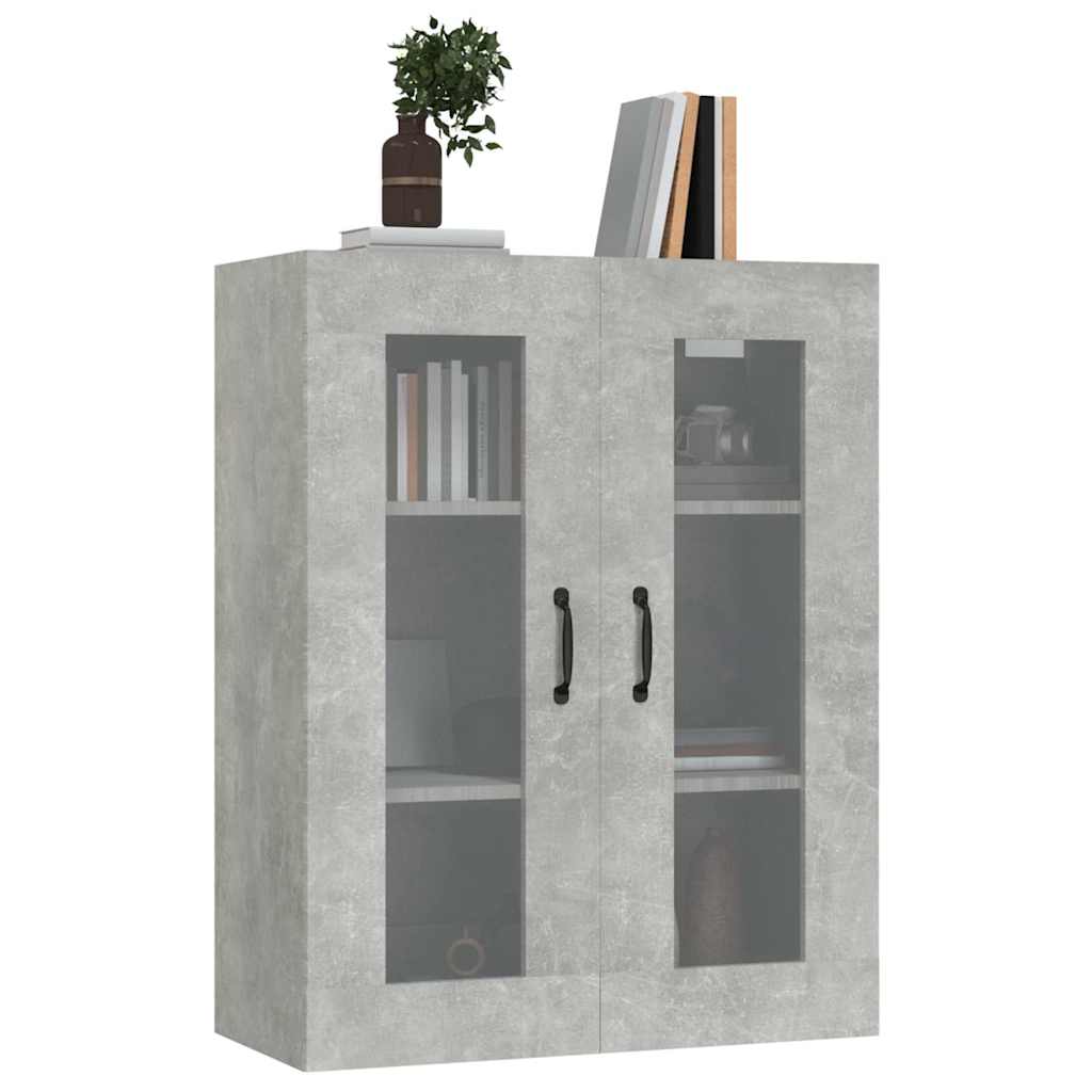 Betonszürke függő faliszekrény 69,5 x 34 x 90 cm 6