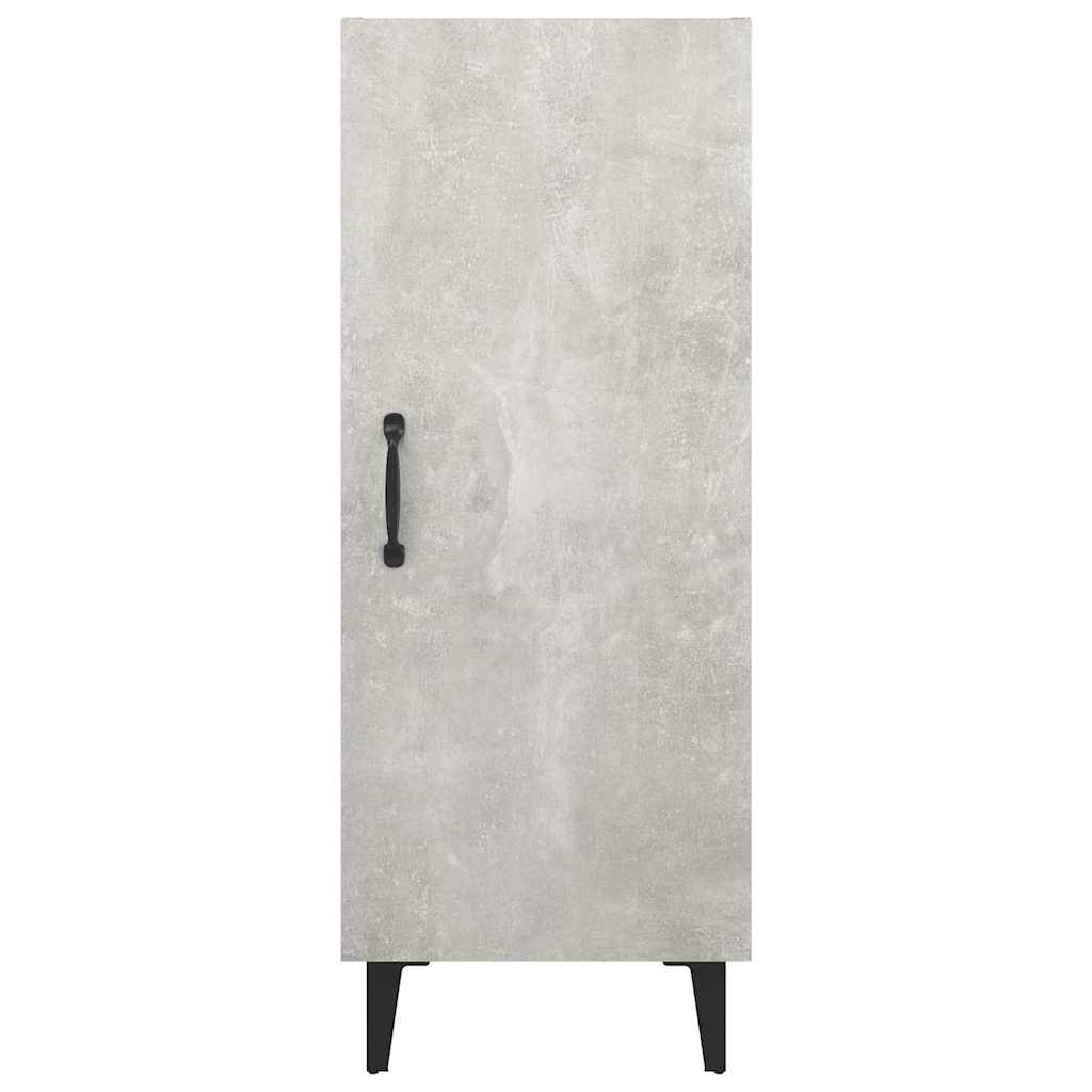 Betonszürke szerelt fa tálalószekrény 34,5 x 34 x 90 cm 6