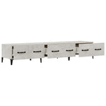 Betonszürke szerelt fa TV-szekrény 150 x 34,5 x 30 cm 6