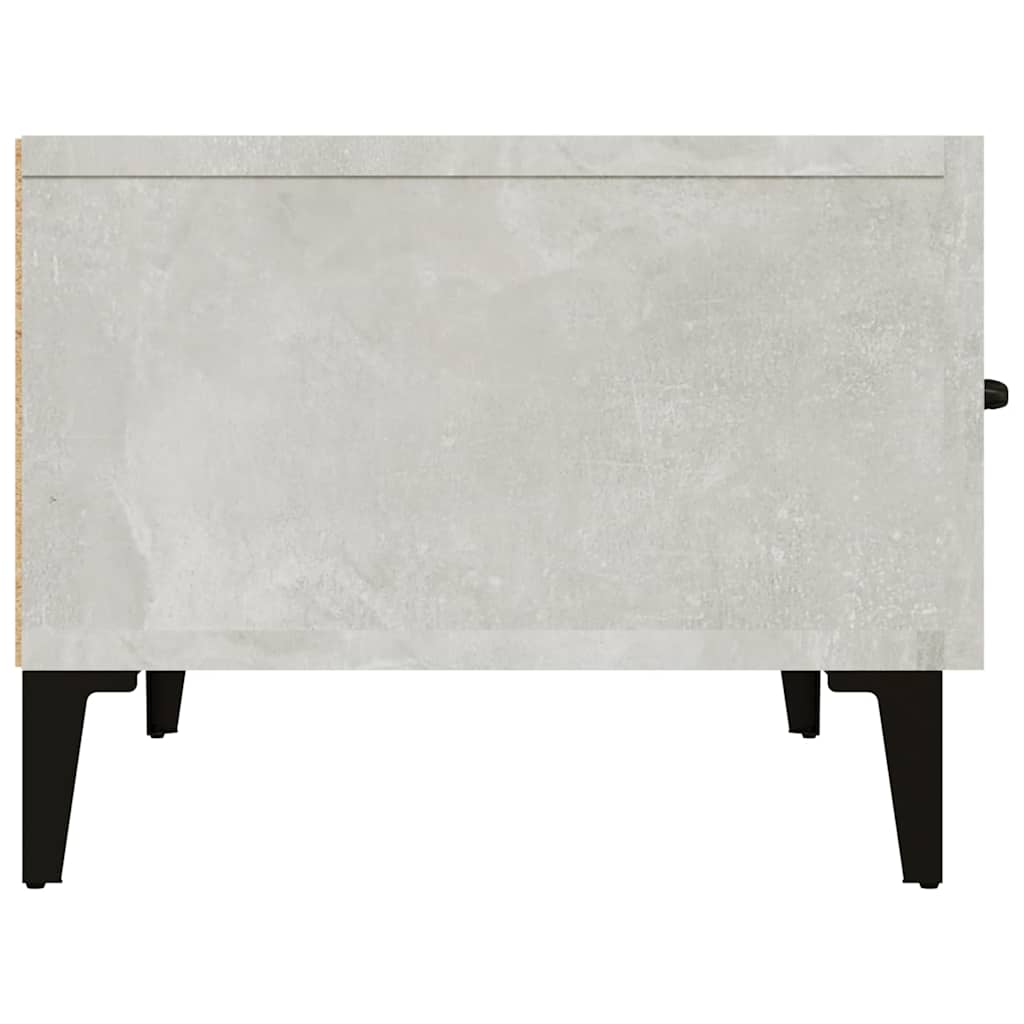 Betonszürke szerelt fa TV-szekrény 150 x 34,5 x 30 cm 8
