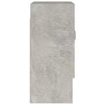 Betonszürke szerelt fa faliszekrény 60 x 31 x 70 cm 6