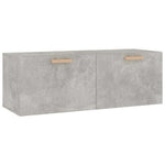 Betonszürke szerelt fa faliszekrény 100 x 36,5 x 35 cm 2