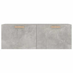 Betonszürke szerelt fa faliszekrény 100 x 36,5 x 35 cm 5