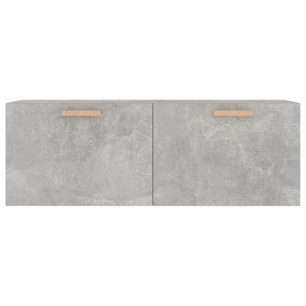 Betonszürke szerelt fa faliszekrény 100 x 36,5 x 35 cm 5