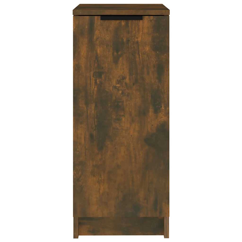 Füstös tölgyszínű szerelt fa cipősszekrény 30 x 35 x 70 cm 5