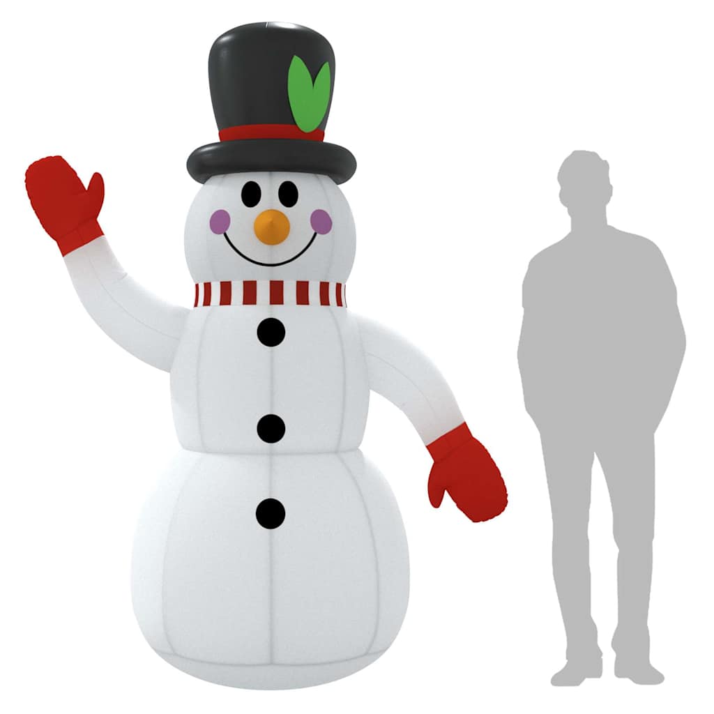 Inflatable Hóember LED világítással 240 cm 11