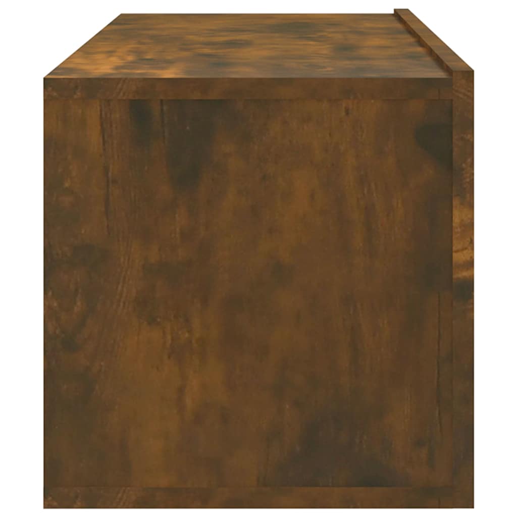 4 db füstös tölgy színű fali TV-szekrény 100 x 30 x 30 cm 6