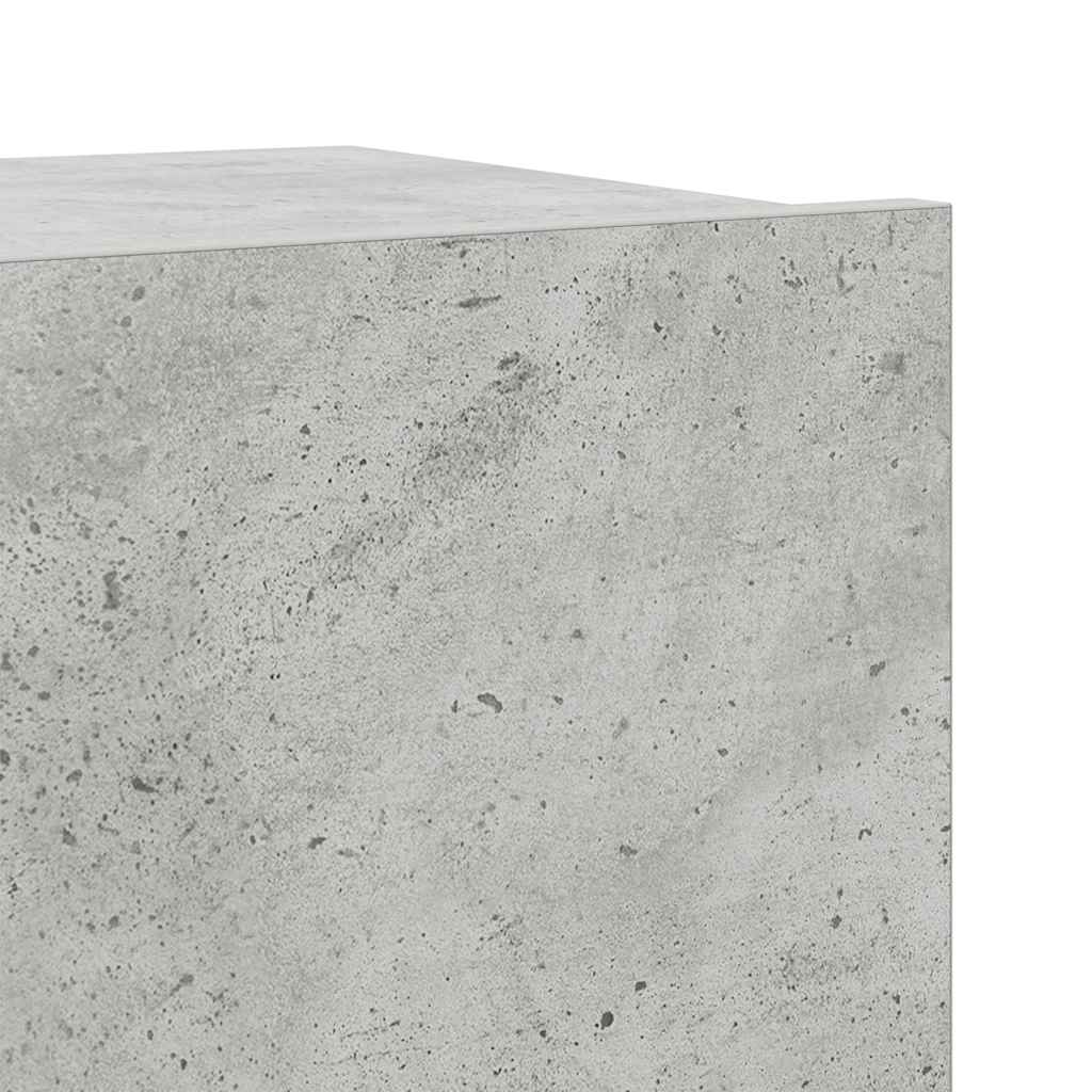 7 részes betonszürke szerelt fa TV-szekrényszett 9