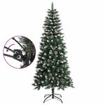 Zöld PVC műkarácsonyfa állvánnyal 150 cm 3