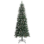 Zöld PVC műkarácsonyfa állvánnyal 210 cm 2