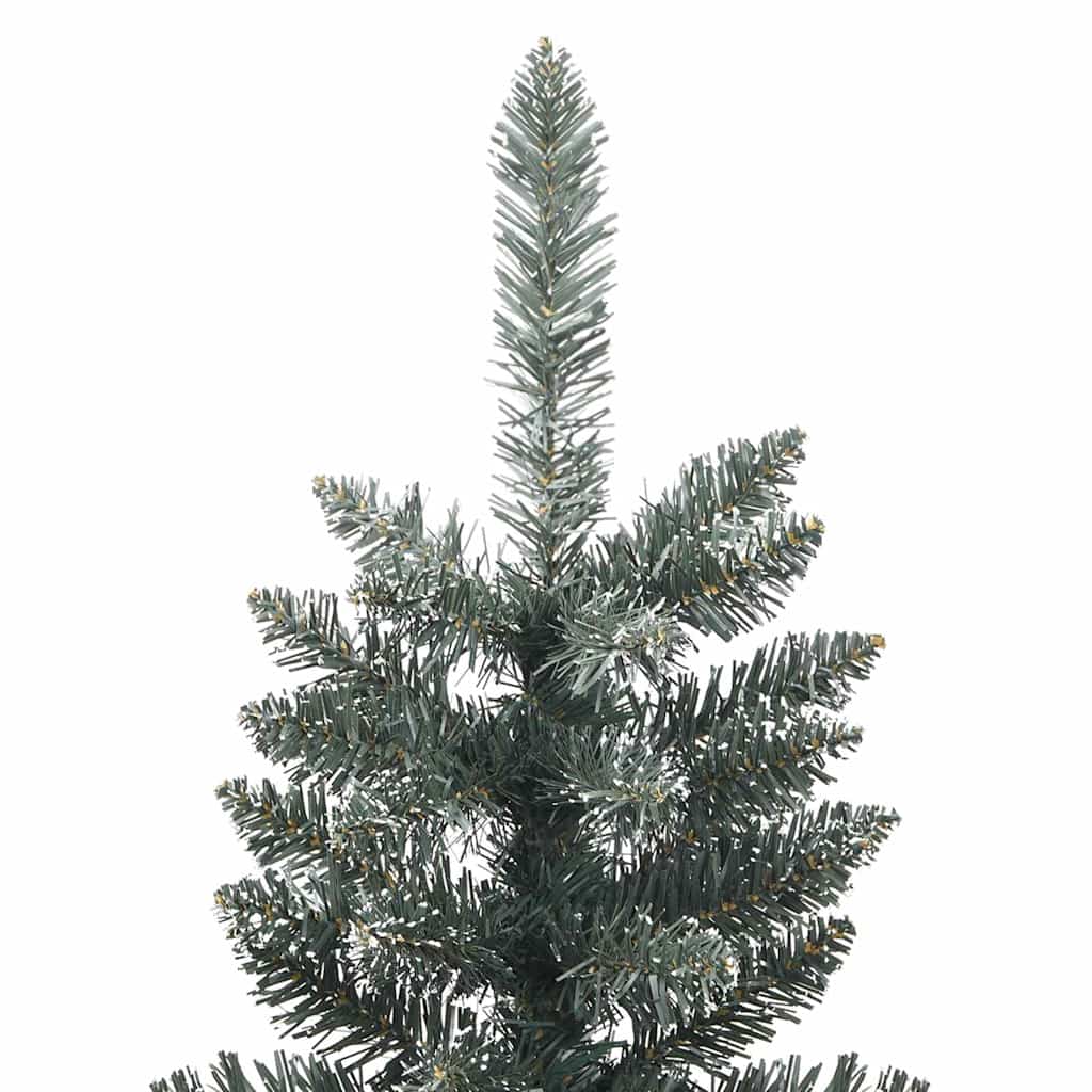 Zöld PVC vékony műkarácsonyfa állvánnyal 120 cm 3