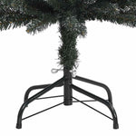 Zöld PVC vékony műkarácsonyfa állvánnyal 120 cm 4