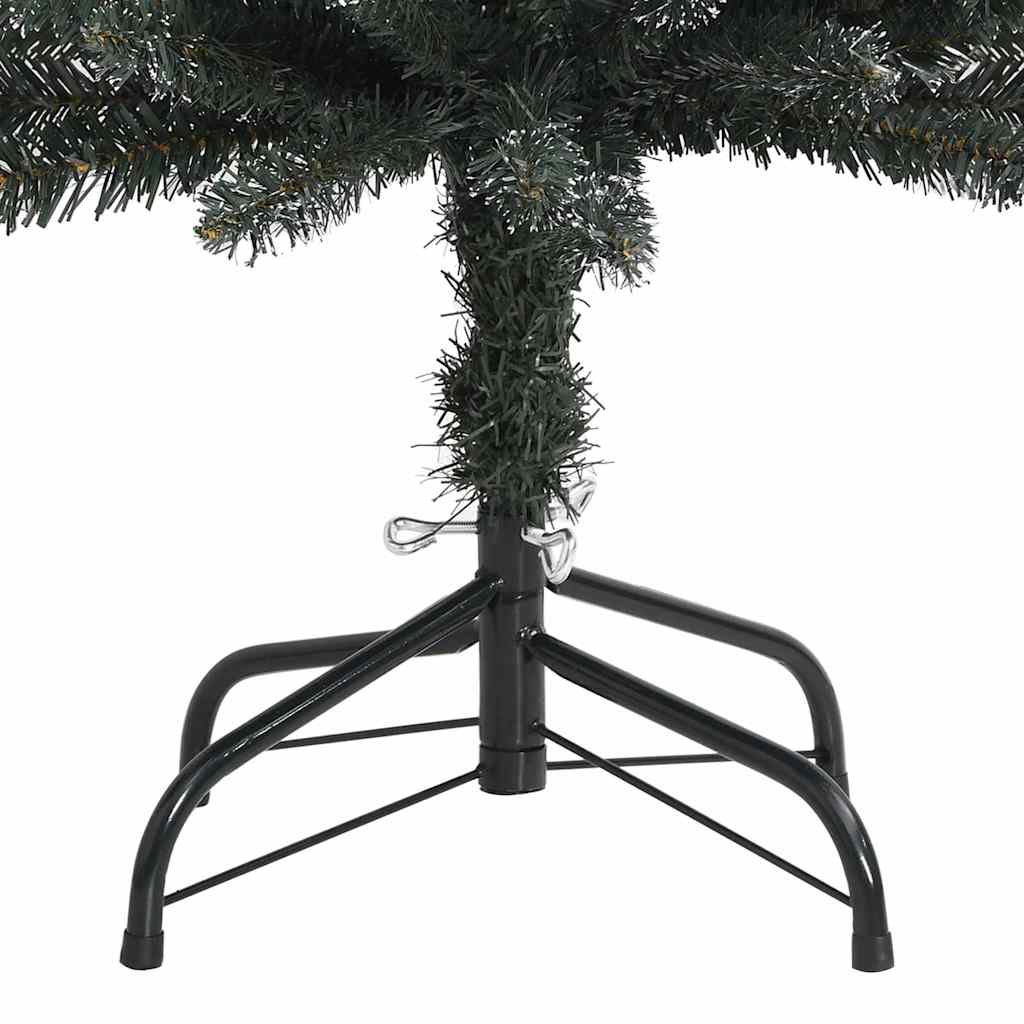 Zöld PVC vékony műkarácsonyfa állvánnyal 120 cm 4