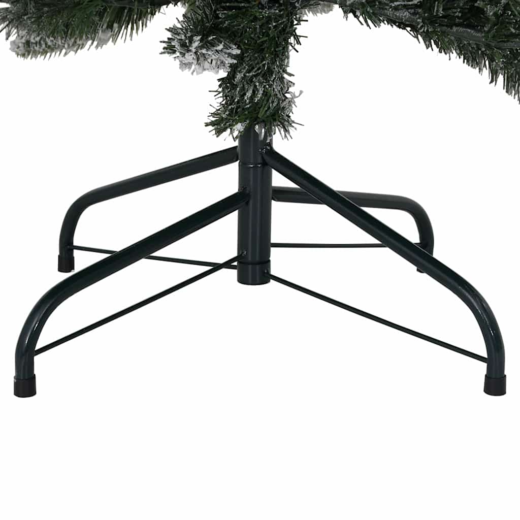 PVC és polietilén műkarácsonyfa pelyhes hóval 210 cm 5