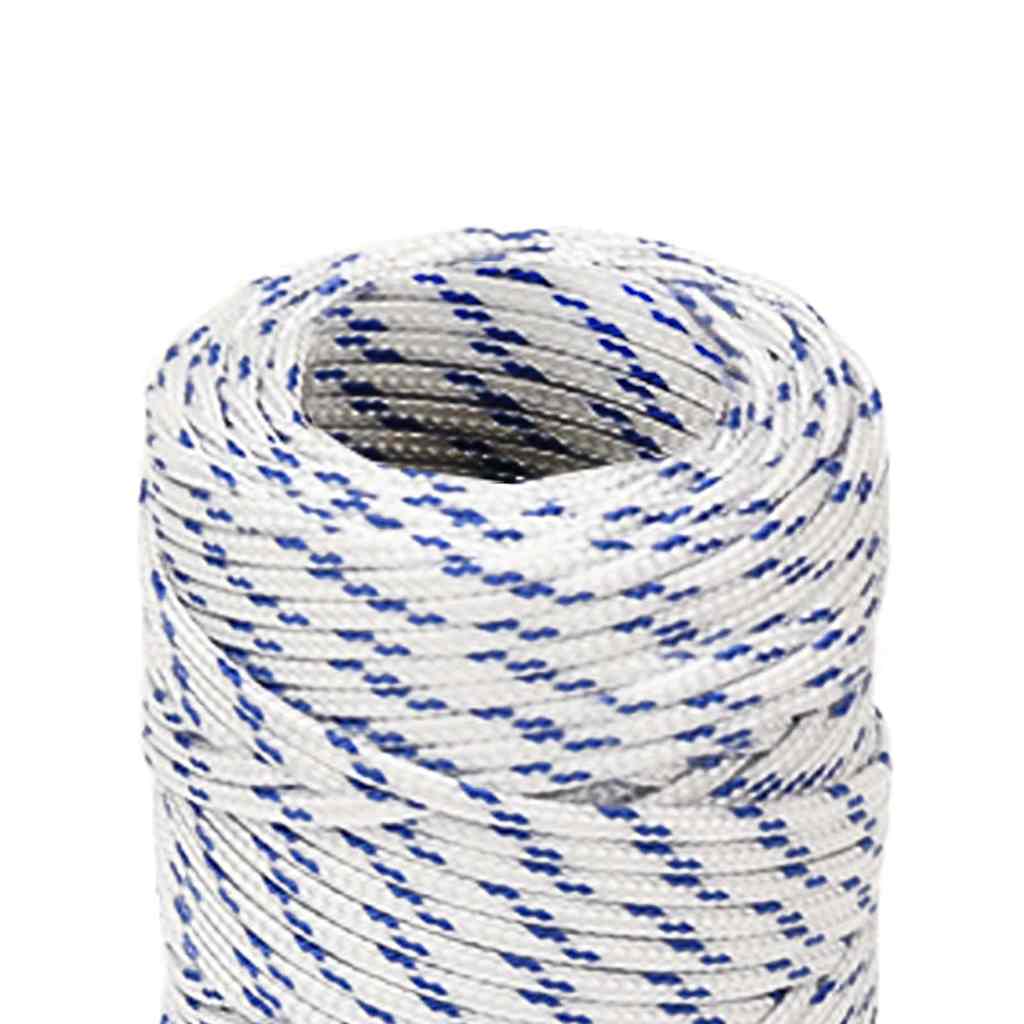 Fehér polipropilén hajókötél 2 mm 50 m 4