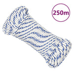 Fehér polipropilén hajókötél 4 mm 250 m