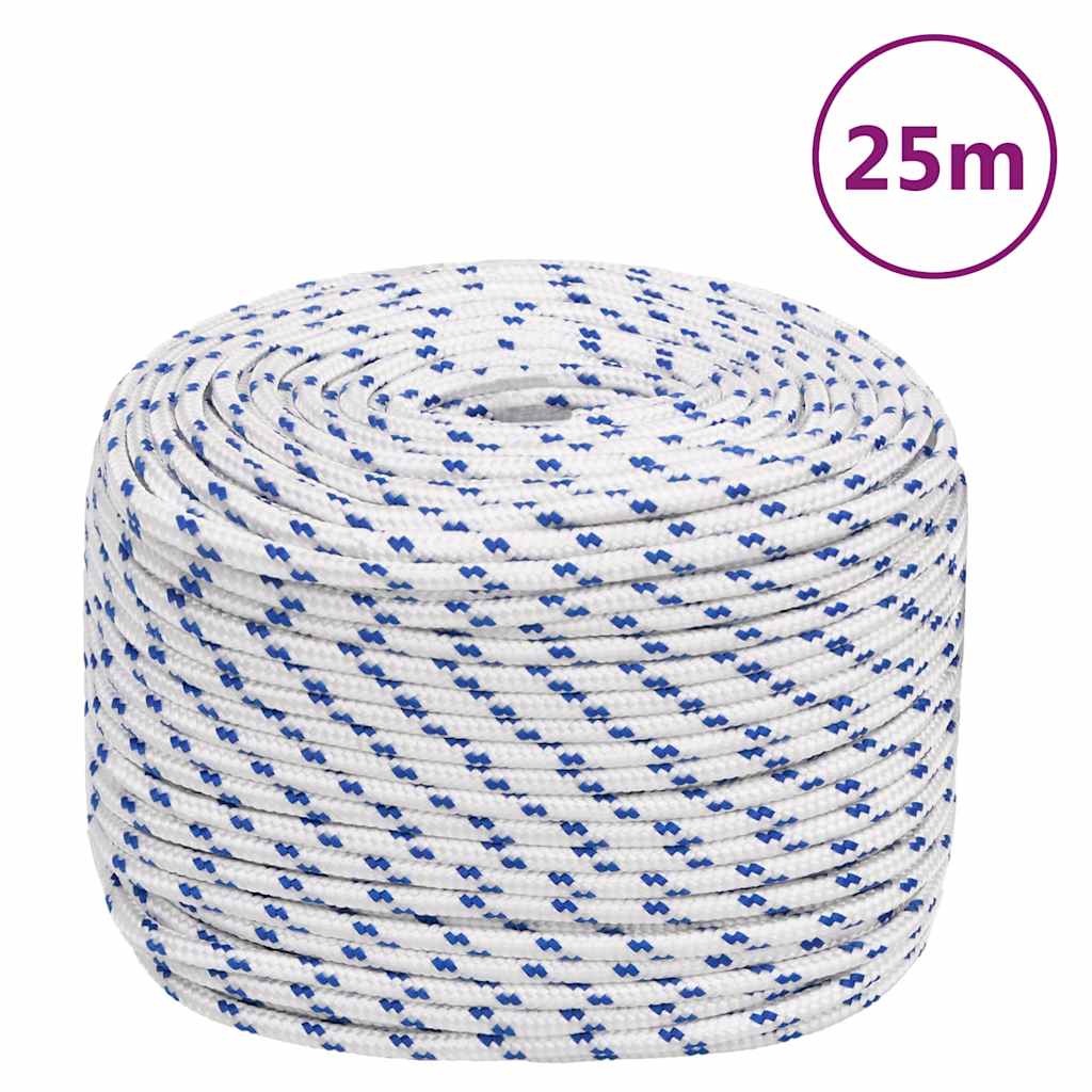 Fehér polipropilén hajókötél 8 mm 25 m