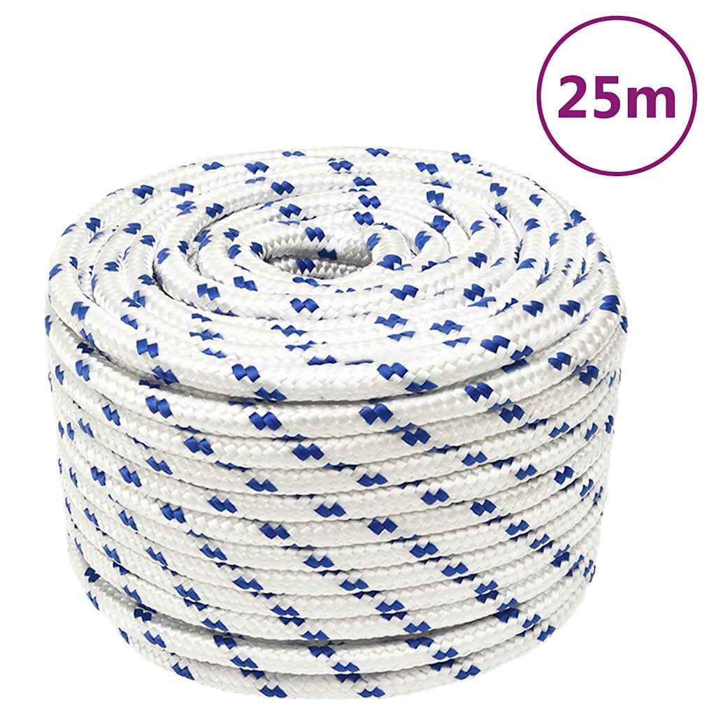 Fehér polipropilén hajókötél 14 mm 25 m