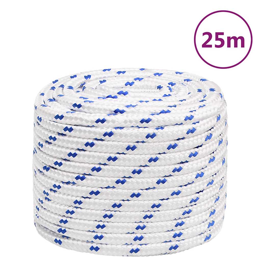 Fehér polipropilén hajókötél 16 mm 25 m