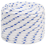 Fehér polipropilén hajókötél 16 mm 25 m 2