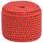 Piros polipropilén hajókötél 16 mm 25 m 2