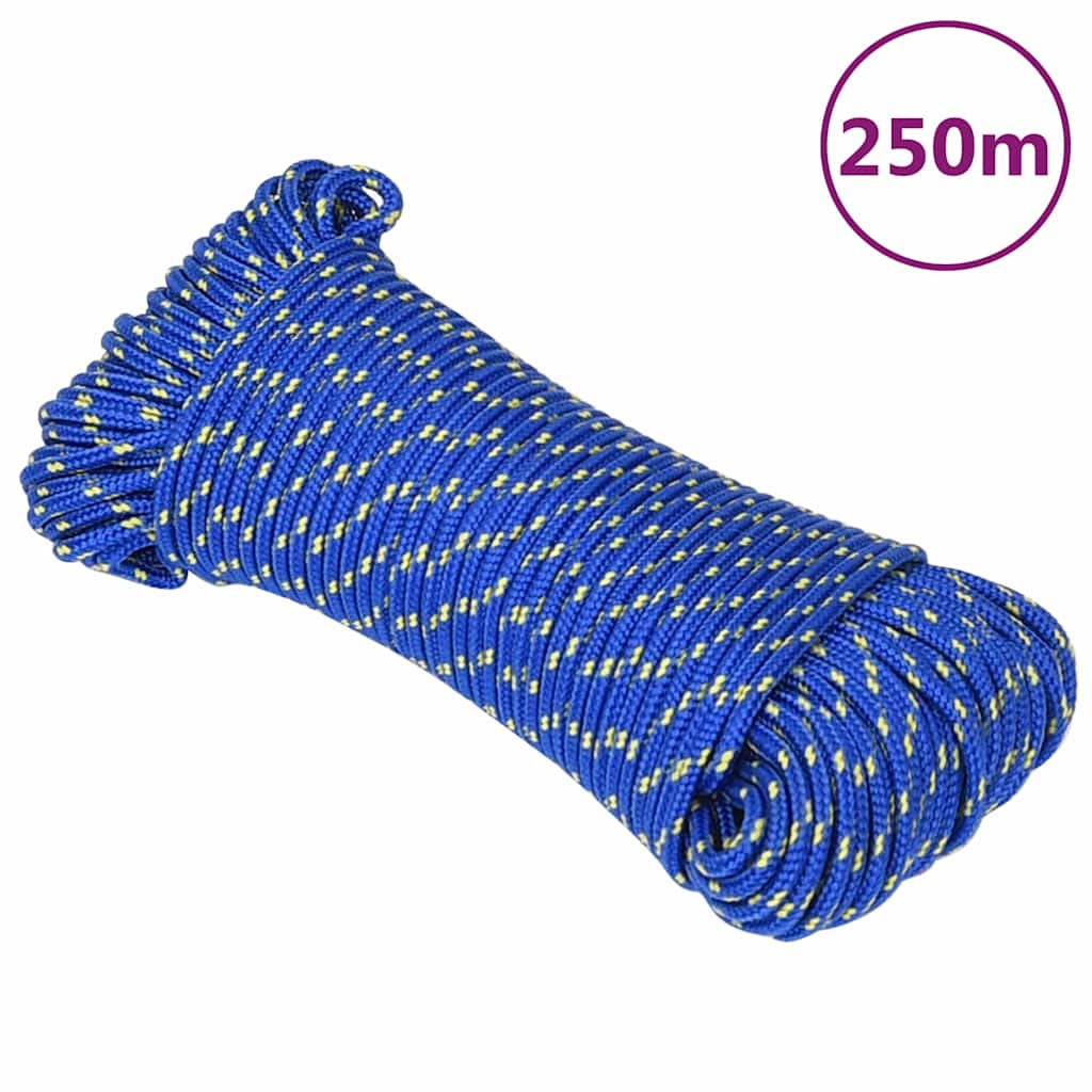 Kék polipropilén hajókötél 4 mm 250 m
