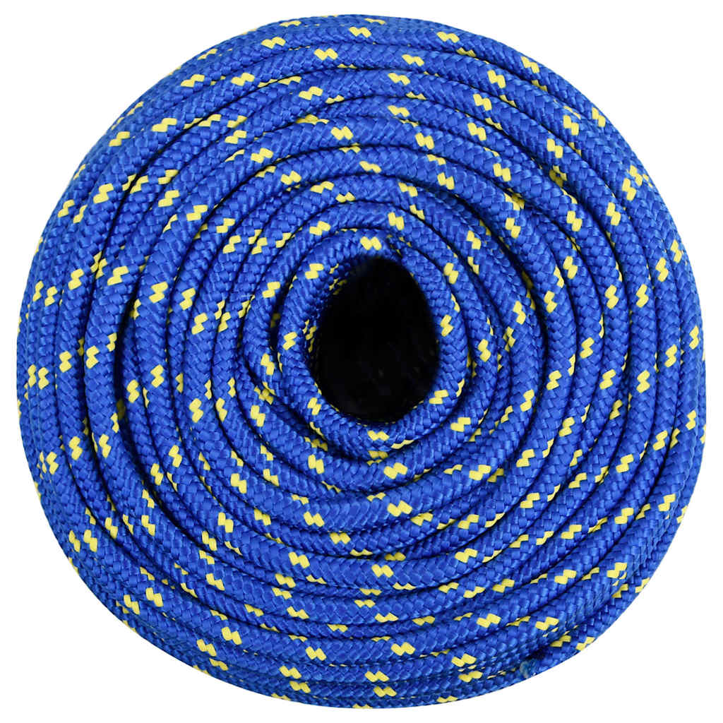 Kék polipropilén hajókötél 8 mm 25 m 3