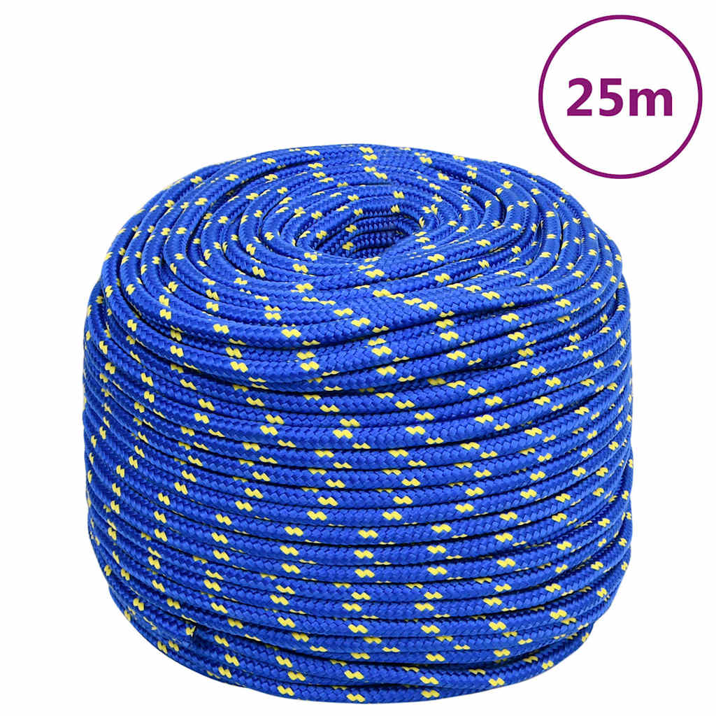 Kék polipropilén hajókötél 10 mm 25 m