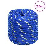 Kék polipropilén hajókötél 18 mm 25 m