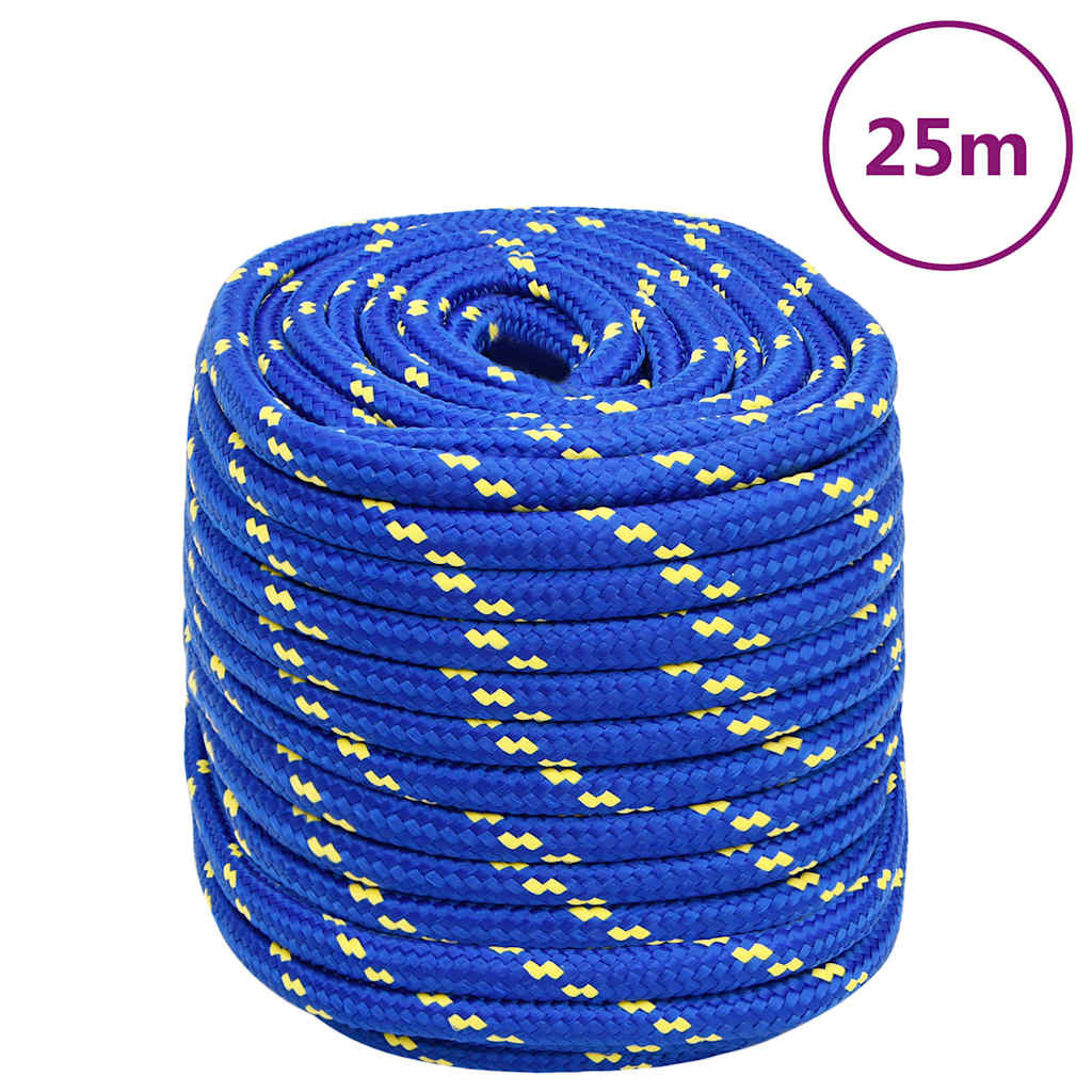 Kék polipropilén hajókötél 18 mm 25 m