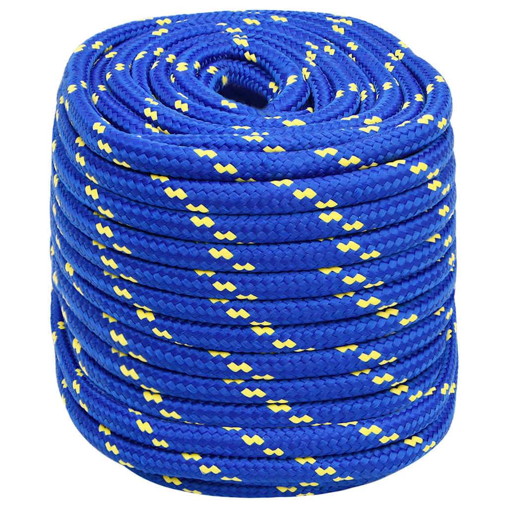 Kék polipropilén hajókötél 18 mm 25 m 2