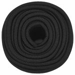 Teljesen fekete polipropilén hajókötél 14 mm 50 m 3