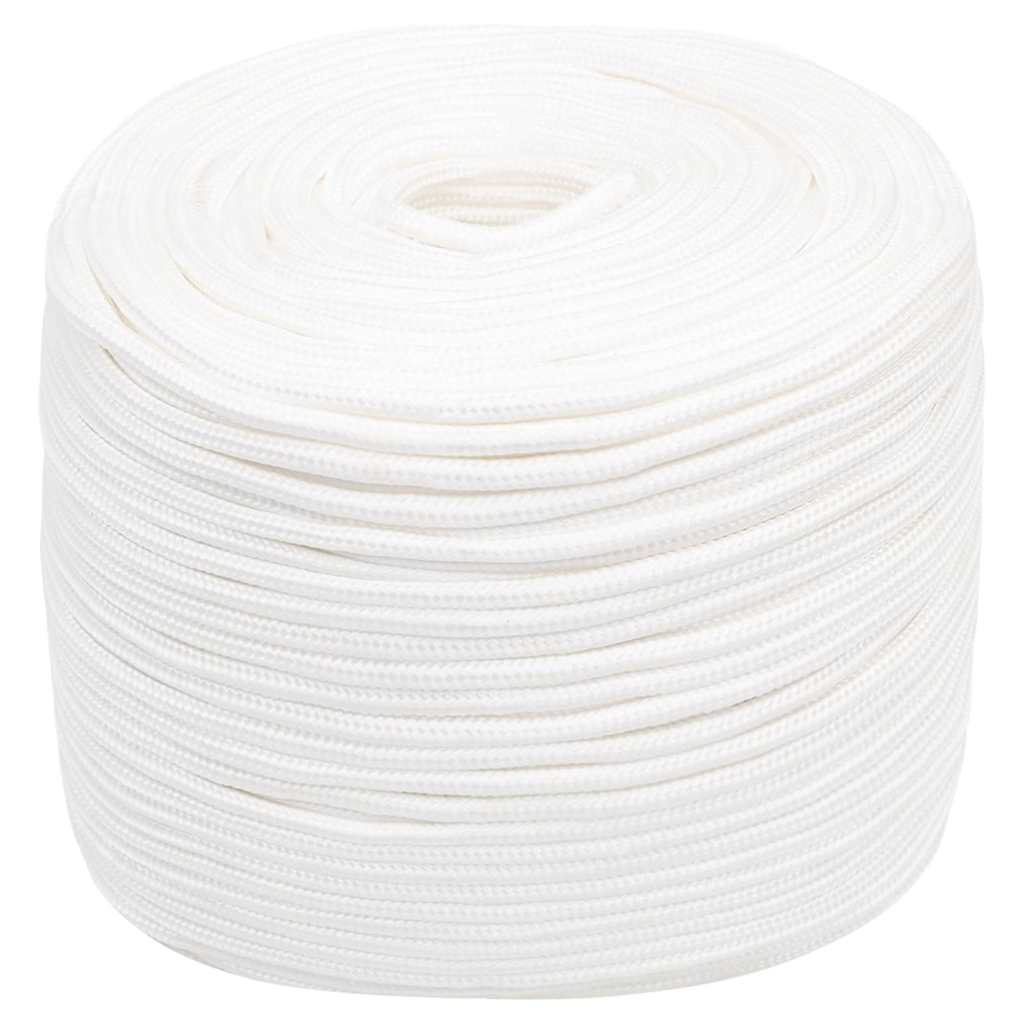Teljesen fehér polipropilén hajókötél 10 mm 100 m 2