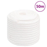 Teljesen fehér polipropilén hajókötél 18 mm 50 m