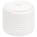 Teljesen fehér polipropilén hajókötél 18 mm 50 m 2
