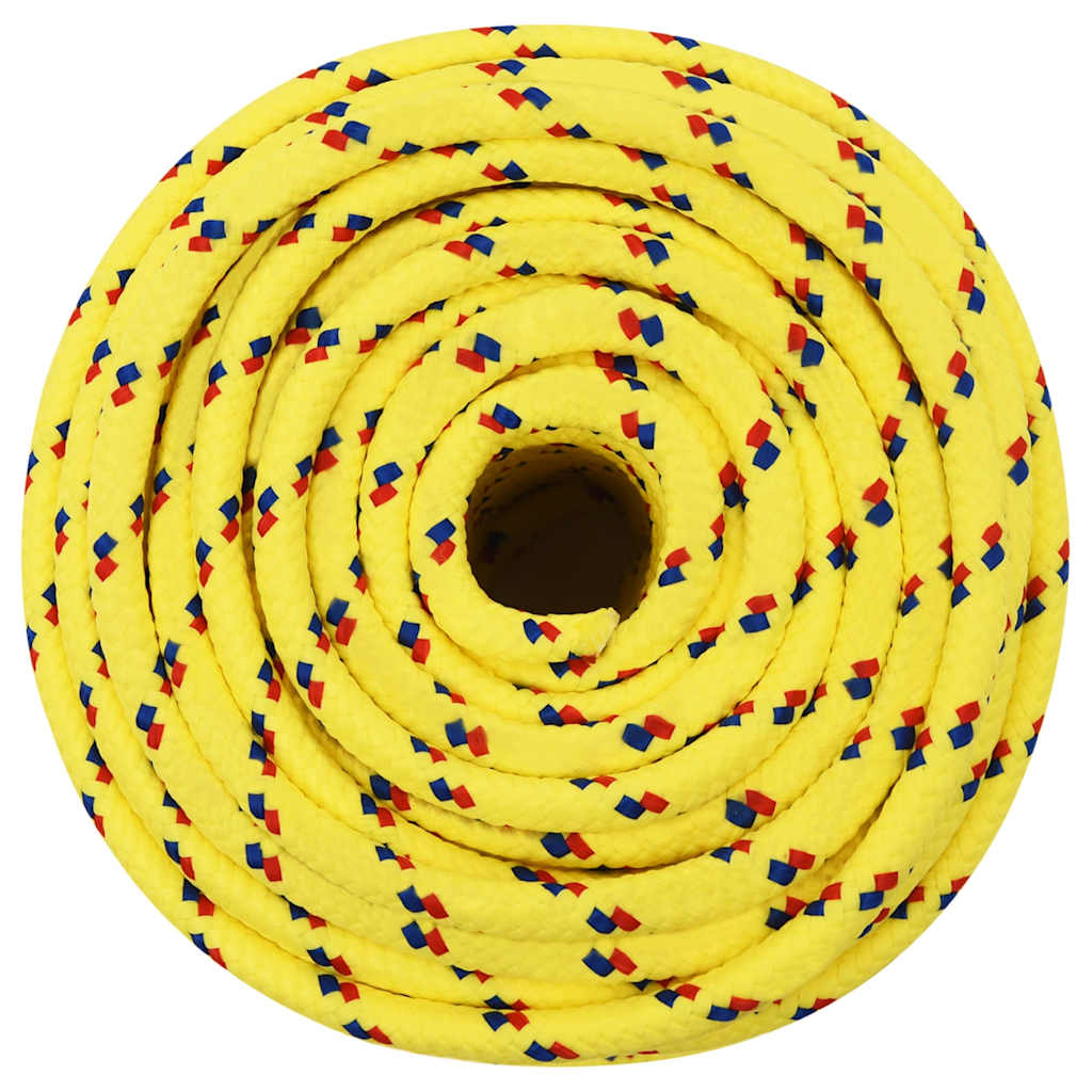 Sárga polipropilén hajókötél 12 mm 100 m 3
