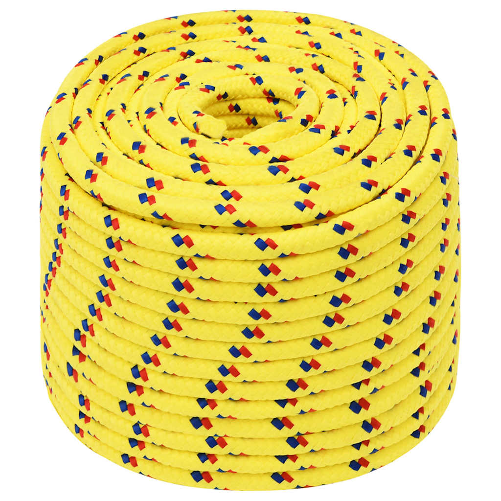 Sárga polipropilén hajókötél 14 mm 100 m 2
