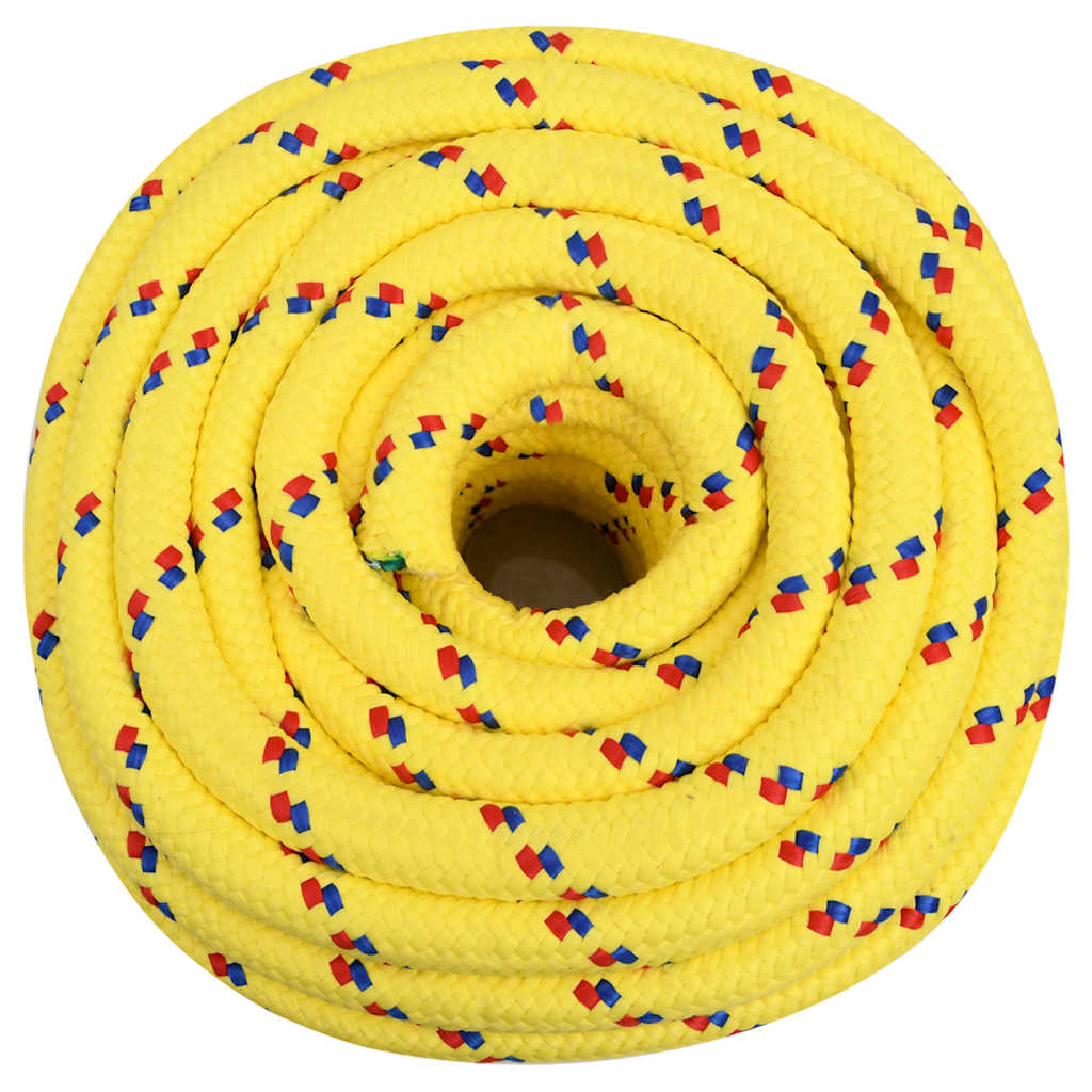 Sárga polipropilén hajókötél 20 mm 50 m 3