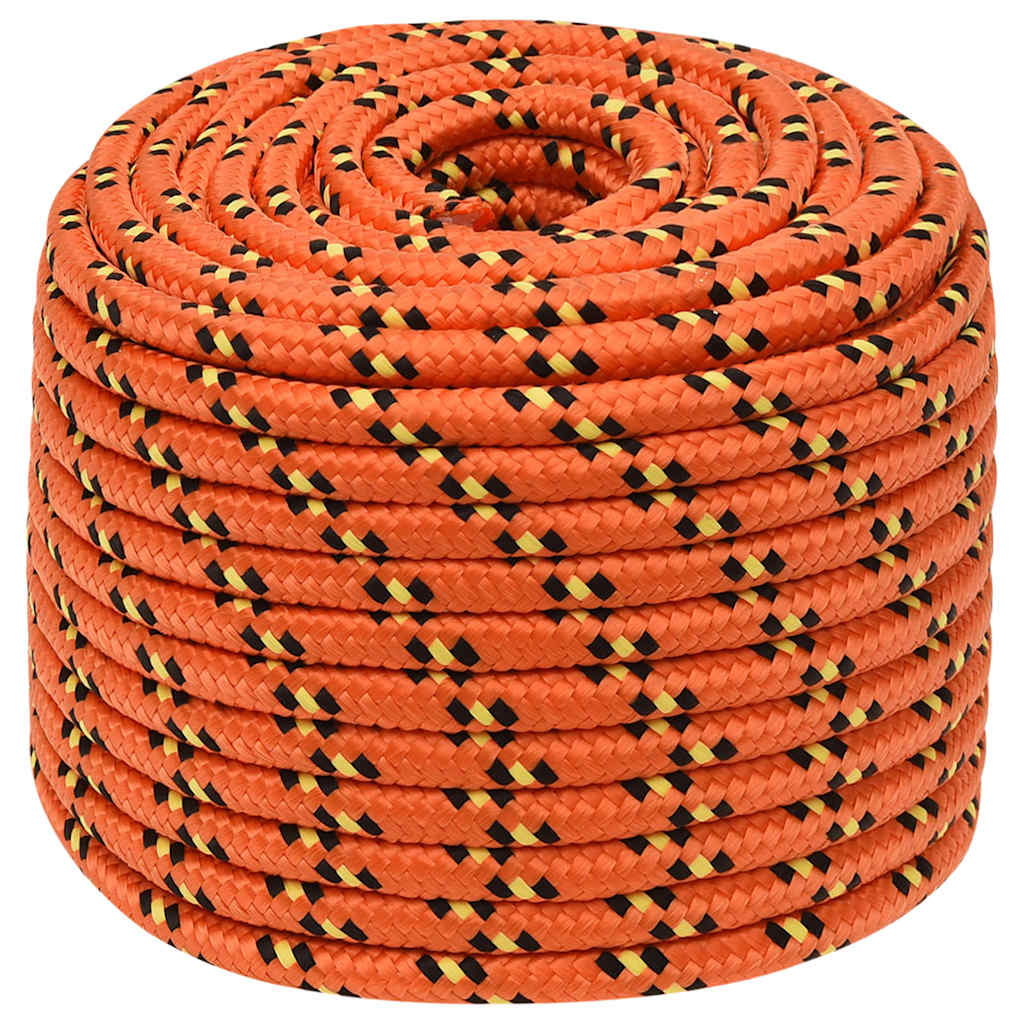 Narancssárga polipropilén hajókötél 12 mm 50 m 2