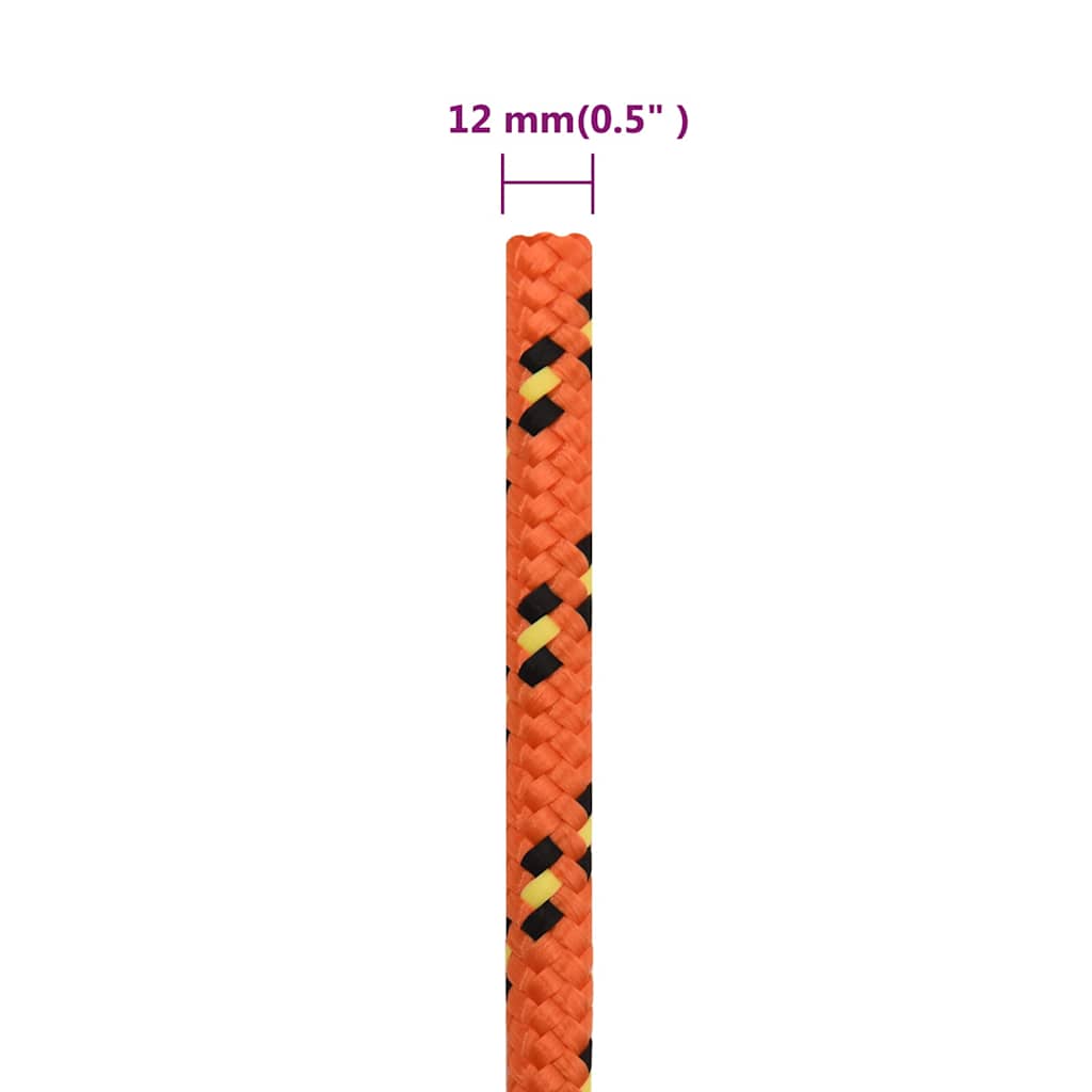 Narancssárga polipropilén hajókötél 12 mm 50 m 6