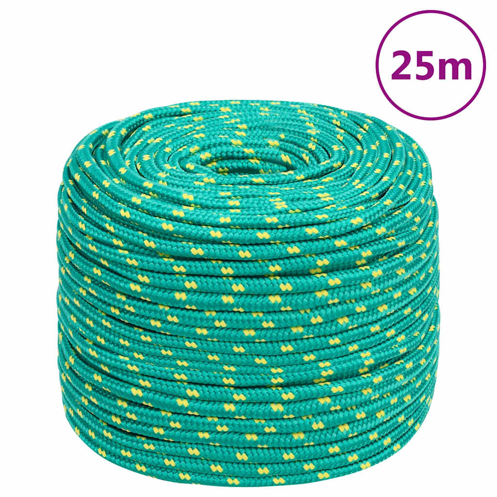 Zöld polipropilén hajókötél 10 mm 25 m